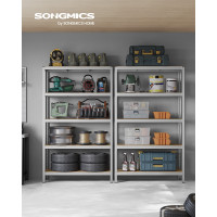 Produktbild för Shelving Silver 200x120x60cm