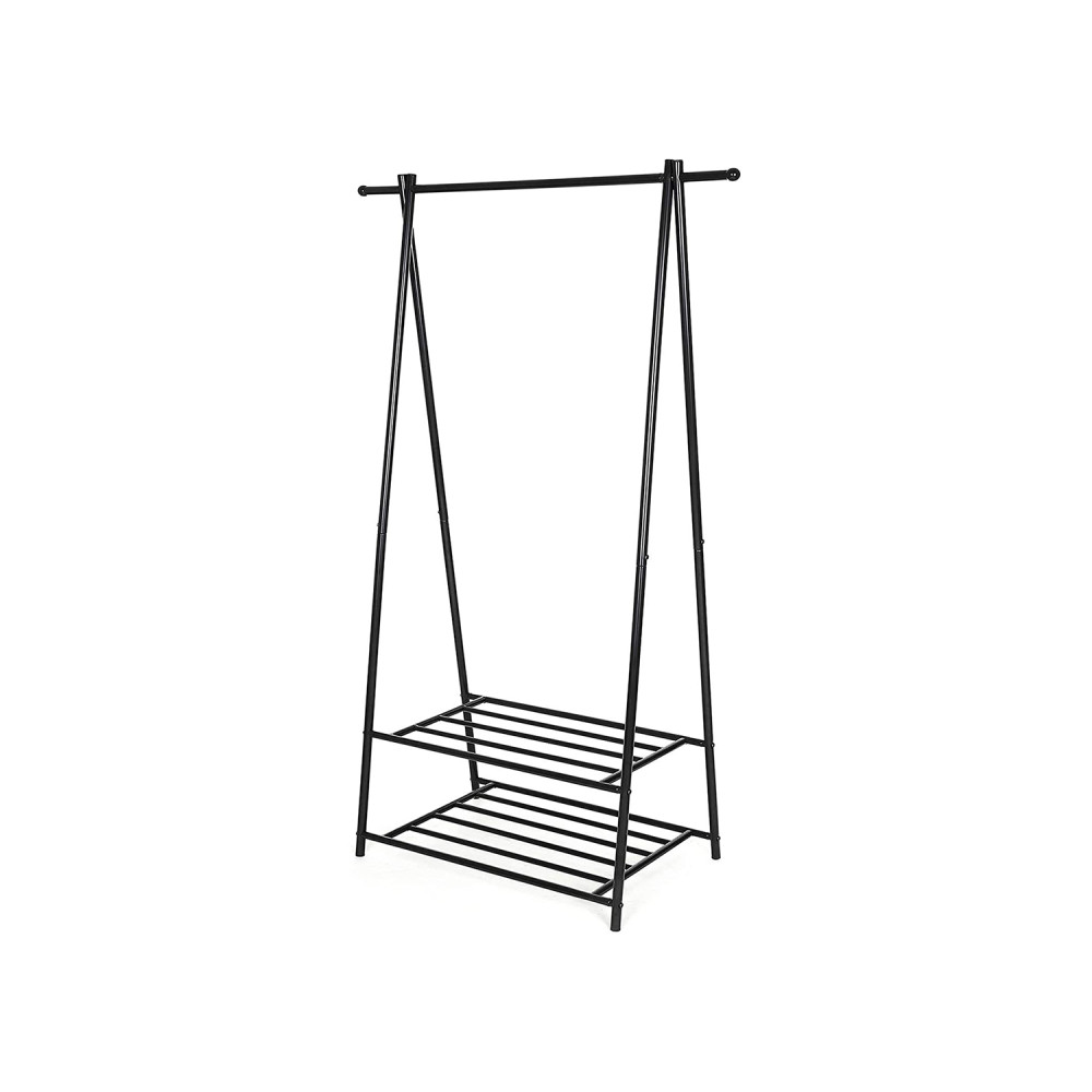 Produktbild för Garment Rack Black 88×156×42cm