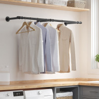 Produktbild för Clothes Rack Black 170x30x7cm