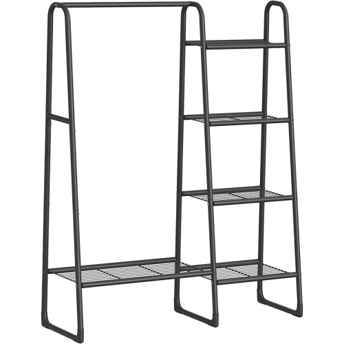 Songmics Garment Rack Black 102x40x153cm - Hatthyllor & Klädhängare
