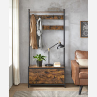 Produktbild för Clothes Horse Black 85x30x180cm
