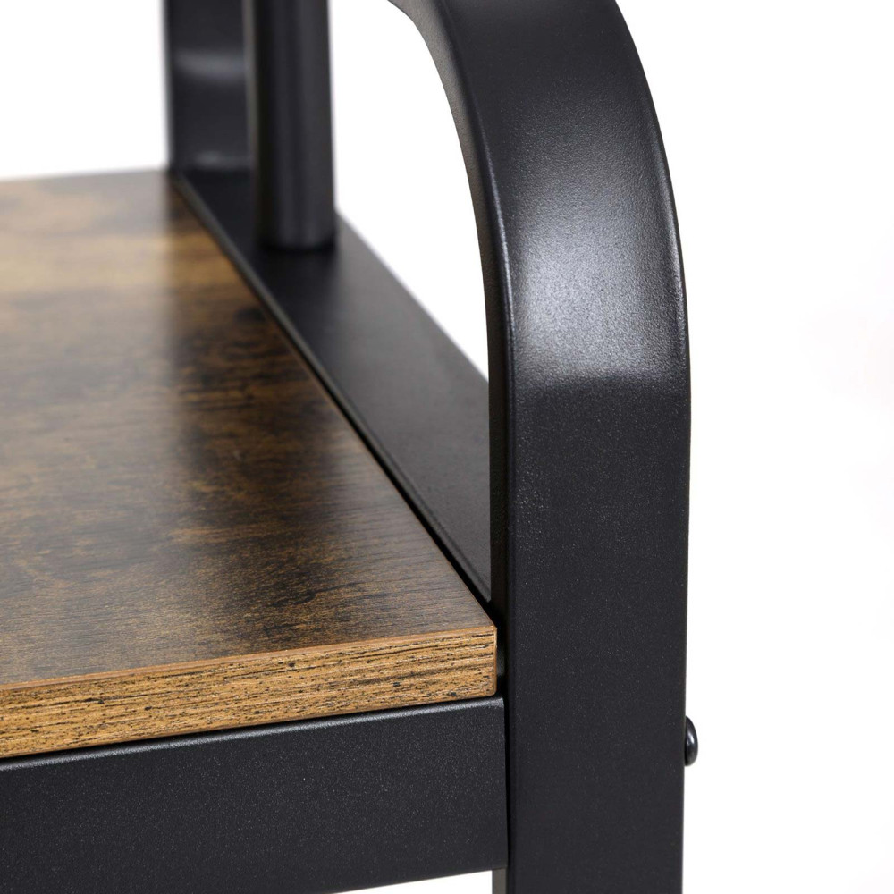 Produktbild för Clothes Horse X: Antique, Black 183x72x34cm
