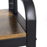 Produktbild för Clothes Horse X: Antique, Black 183x72x34cm