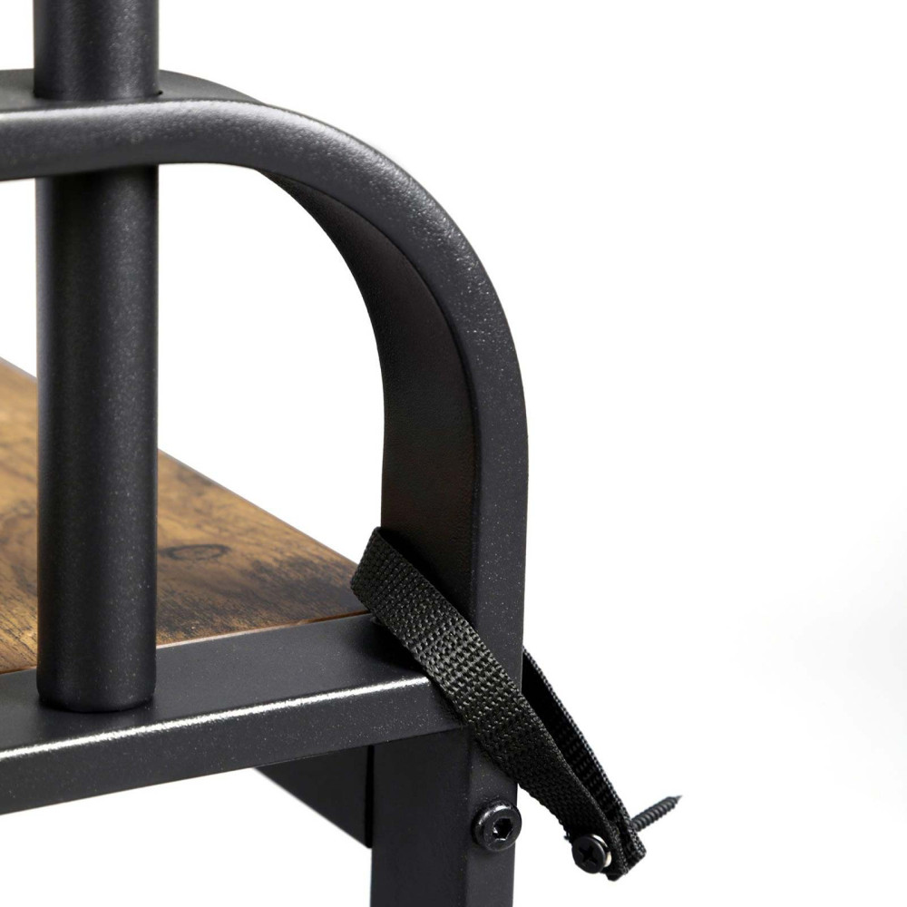 Produktbild för Clothes Horse X: Antique, Black 183x72x34cm