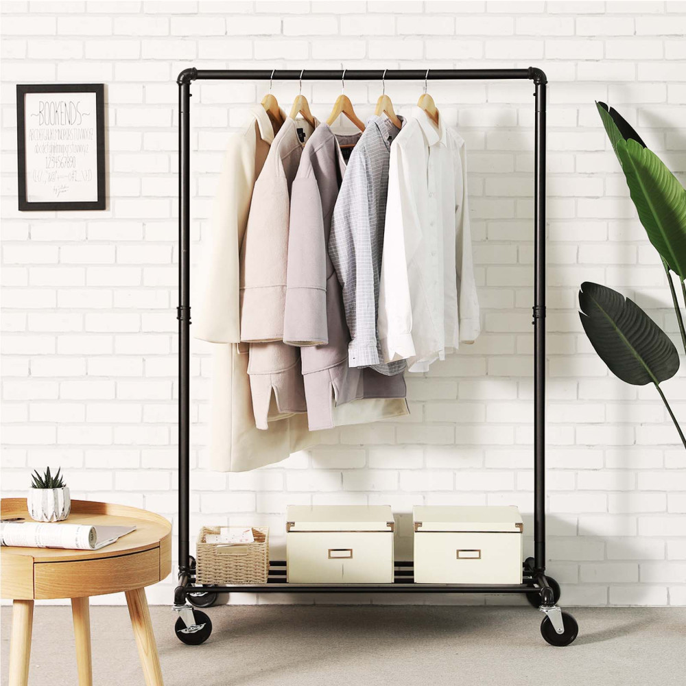 Produktbild för Garment Rack Black 100×50×163cm