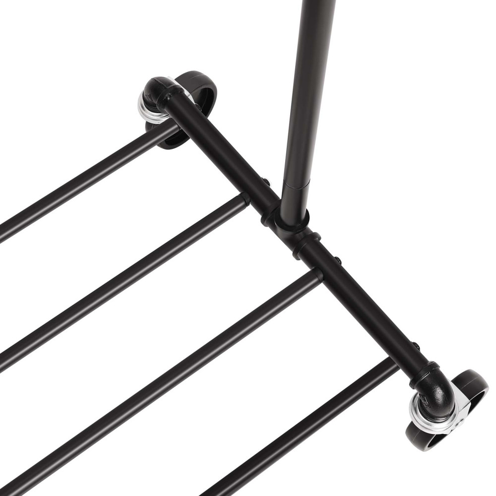 Produktbild för Garment Rack Black 100×50×163cm