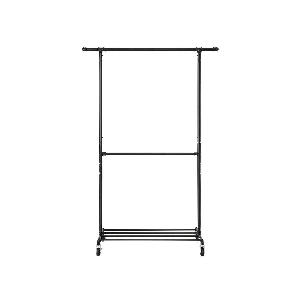 Produktbild för Garment Rack Black 130×49×201cm