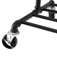 Produktbild för Garment Rack Black 130×49×201cm