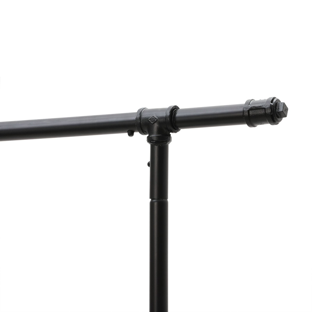 Produktbild för Garment Rack Black 130×49×201cm