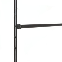 Produktbild för Garment Rack Black 130×49×201cm