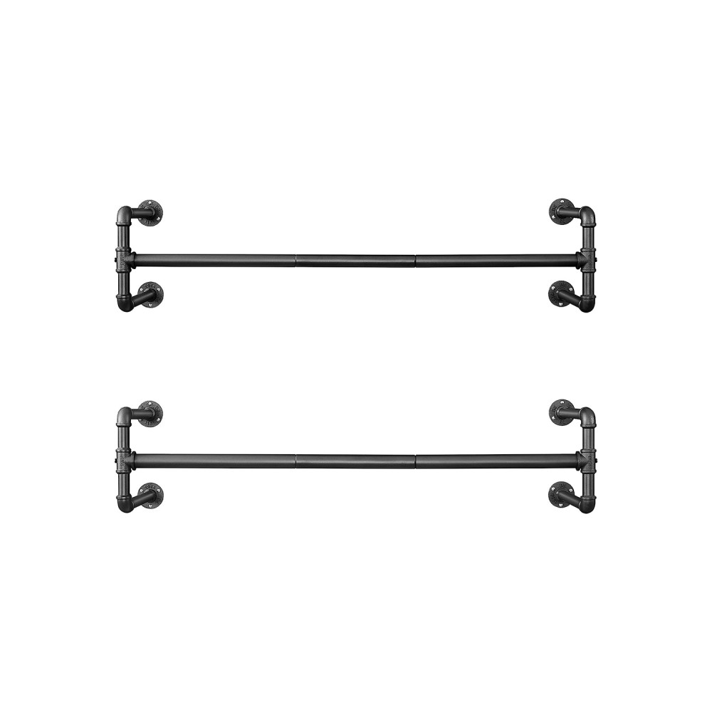 Produktbild för Clothes Rack Black 110x30x30cm
