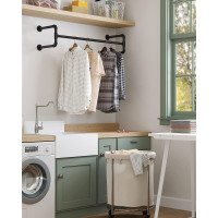 Produktbild för Clothes Rack Black 110x30x30cm