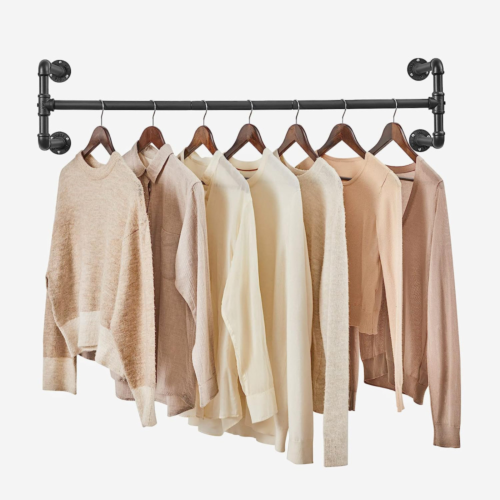 Produktbild för Clothes Rack Black 110x30x30cm