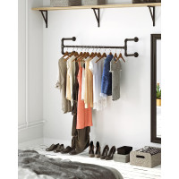 Produktbild för Clothes Rack Black 110x30x30cm