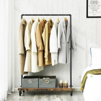 Produktbild för Clothes Rack Black, Retro Color 160x105x40 cm