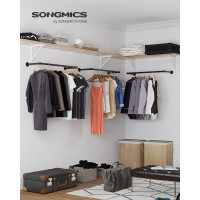 Produktbild för Clothes Rack Black 92x30x7cm