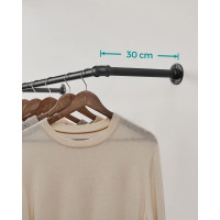 Produktbild för Clothes Rack Black 92x30x7cm