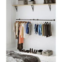 Produktbild för Clothes Rack Black 92x30x7cm