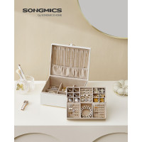 Produktbild för Jewelry Box White 24x21x11cm