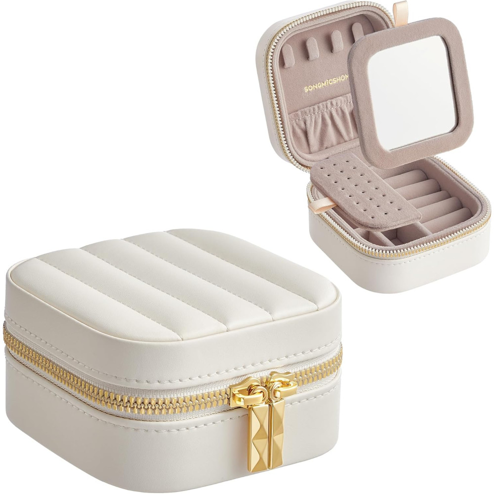 Produktbild för Jewelry Box White 11x11x6cm