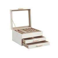 Produktbild för Jewelry Box White 23x20x14cm