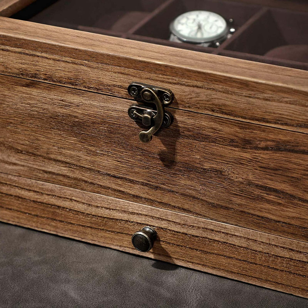 Produktbild för Watch Box Brown 27x20x13cm