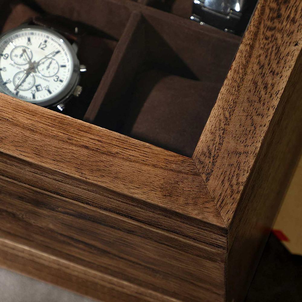 Produktbild för Watch Box Brown 27x20x13cm
