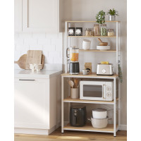 Produktbild för Kitchen Shelf Yellow 80x40x167cm