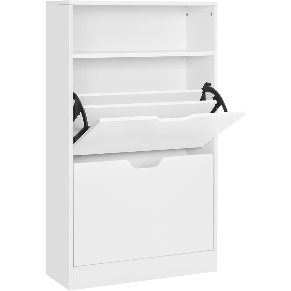 Produktbild för Shoe Cabinet White 102x60x24cm