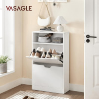 Produktbild för Shoe Cabinet White 102x60x24cm