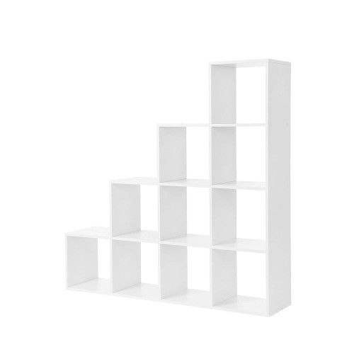 VASAGLE Bookcase White 130x130x29cm