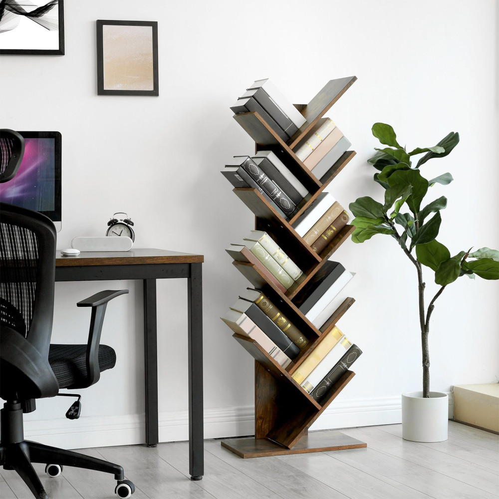 Produktbild för Bookcase X: Antique 50x25x142cm