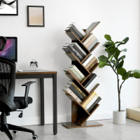 Produktbild för Bookcase X: Antique 50x25x142cm