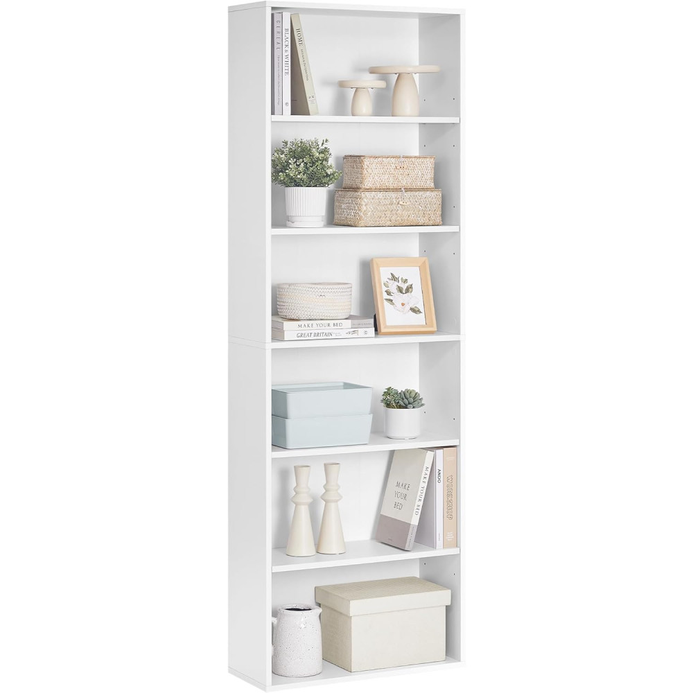 Produktbild för Bookcase White 60x24x179cm