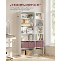 Produktbild för Bookcase White 60x24x179cm