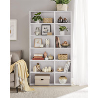 Produktbild för Bookcase White 60x24x179cm