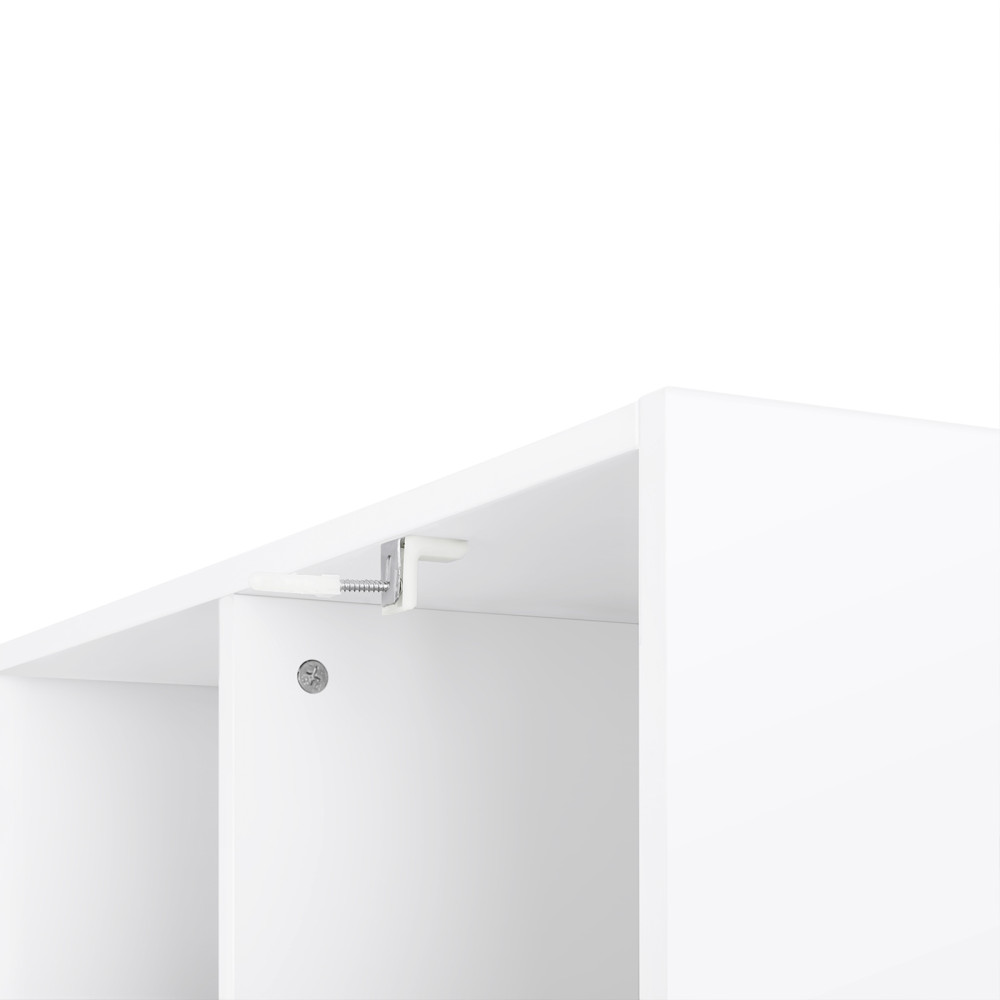 Produktbild för Bookcase White 98x30x100cm