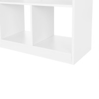 Produktbild för Bookcase White 98x30x100cm
