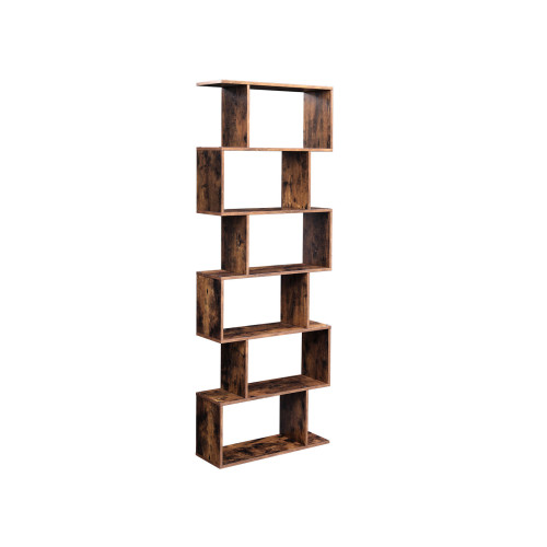 VASAGLE Bookcase X: Antique 191x70x24cm