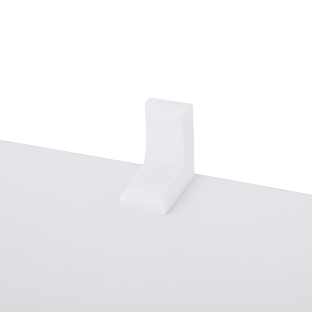 Produktbild för Bookcase White 98x98x29cm