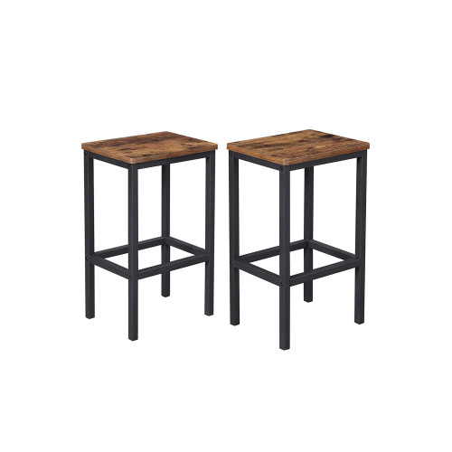 VASAGLE Bar Stools X: Antique, Black 40x30x65cm