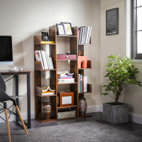 Produktbild för Bookcase X: Antique 86x25x140cm