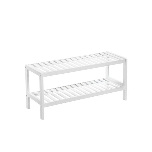 Songmics Shoe Rack White 70x26x33cm