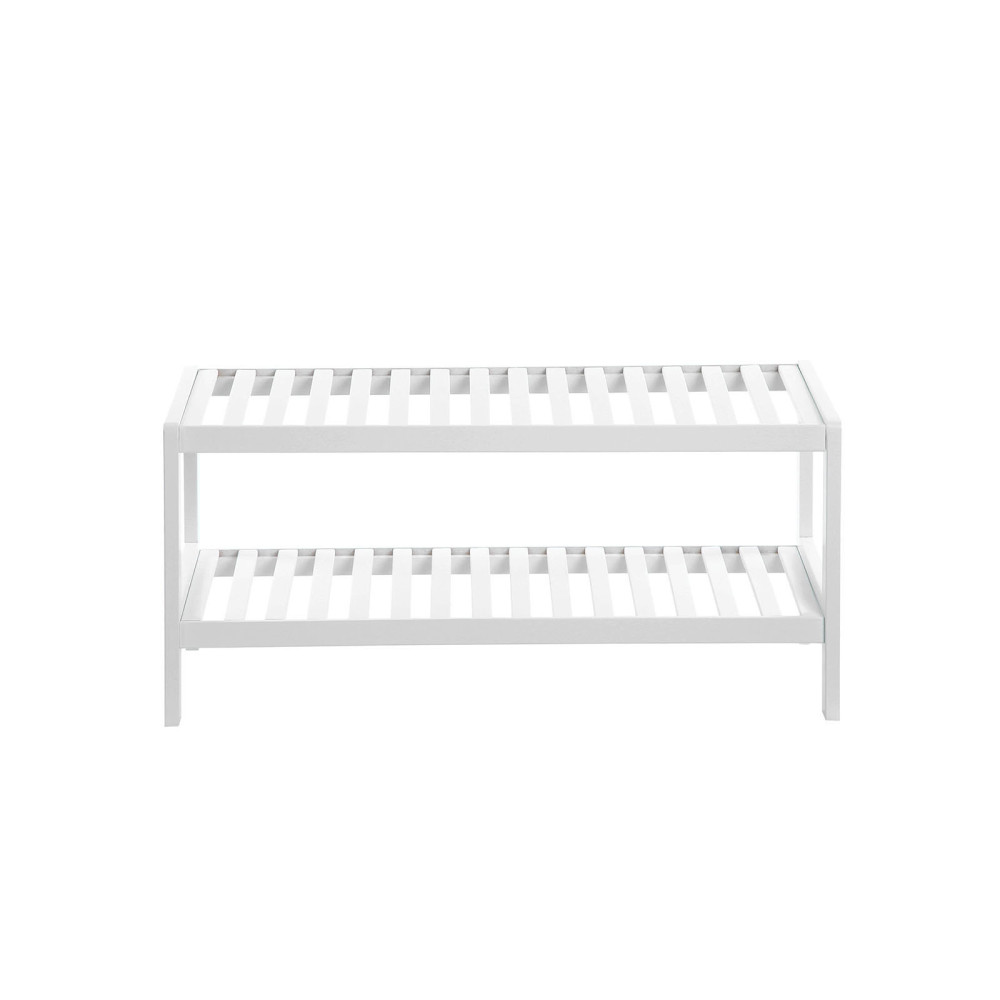 Produktbild för Shoe Rack White 70x26x33cm