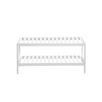 Produktbild för Shoe Rack White 70x26x33cm