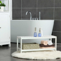 Produktbild för Shoe Rack White 70x26x33cm