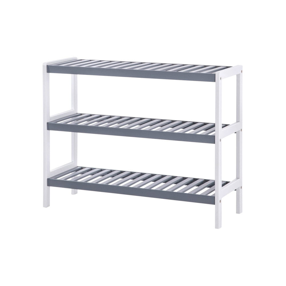 Produktbild för Shoe Rack White 70x55x26cm