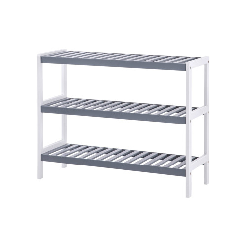 Songmics Shoe Rack White 70x55x26cm