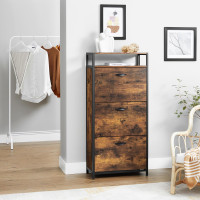 Produktbild för Shoe Rack Black, Antique Color 60x30x130cm