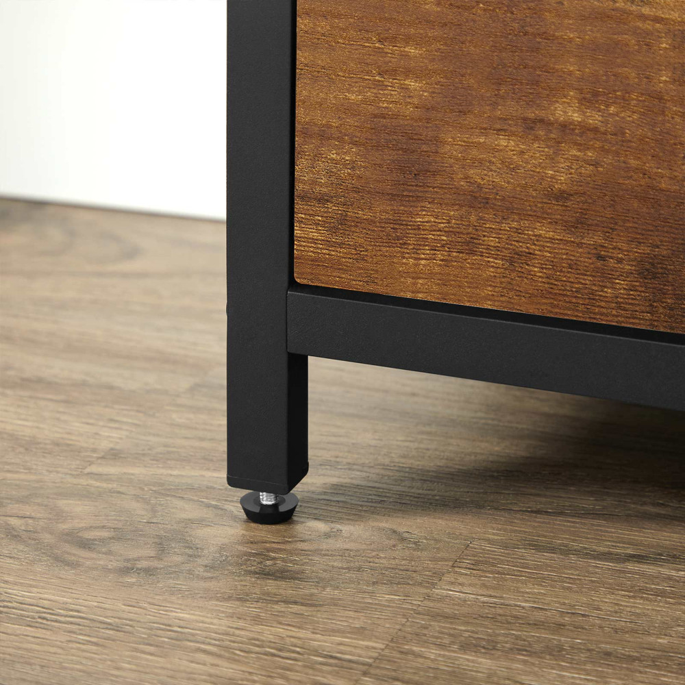 Produktbild för Shoe Rack Black, Antique Color 60x30x130cm
